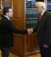 Ο Πετρούνιας στο Προεδρικό Μέγαρο