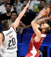 O Ολυμπιακός ηττήθηκε 84-72 από τη Ρεάλ