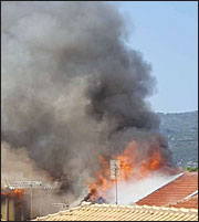 Υπό έλεγχο η πυρκαγιά στο κέντρο της Λευκάδας