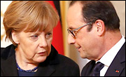 Zeit: Σαρωτικές αλλαγές στη δομή της ευρωζώνης προτείνουν Μέρκελ-Ολάντ