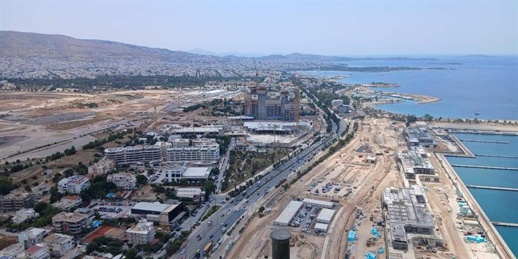 Riviera Tower: Η θέα από τον 40ο όροφο του ουρανοξύστη στο Ελληνικό