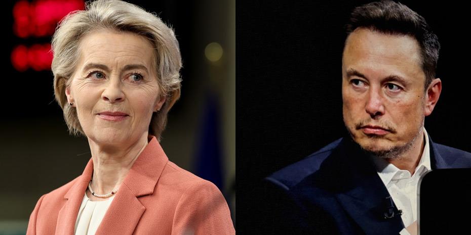 Επίθεση Ελον Μασκ σε Ούρσουλα φον ντερ Λάιεν