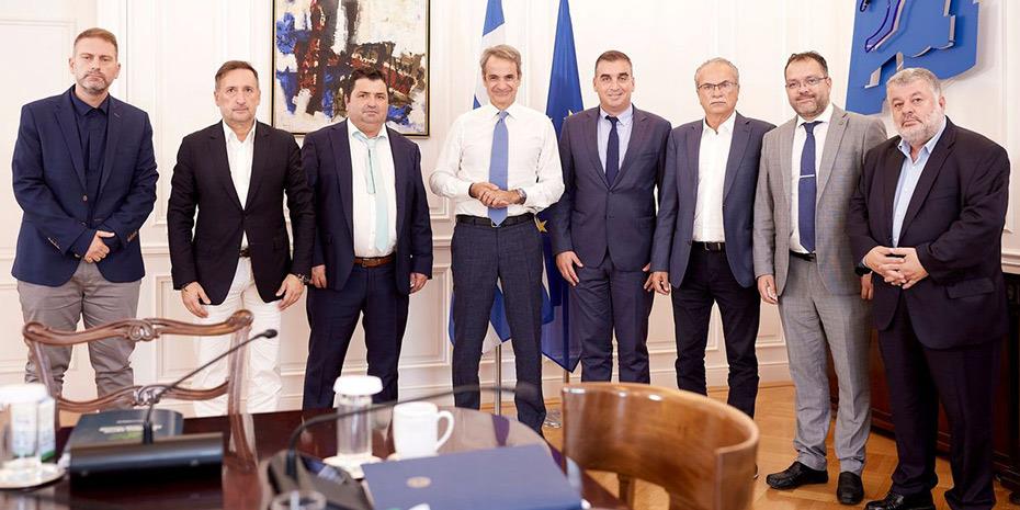 Μητσοτάκης: Συνεργασία για καλύτερο συντονισμό της πολιτικής προστασίας