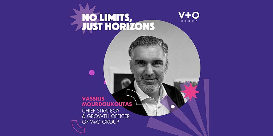Ο Βασίλης Μουρδουκούτας Chief Strategy & Growth Officer του ομίλου V+O