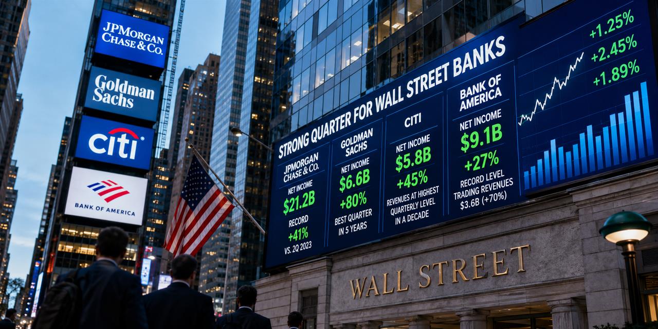 Το trading εκτόξευσε τα κέρδη των μεγάλων τραπεζών στις ΗΠΑ
