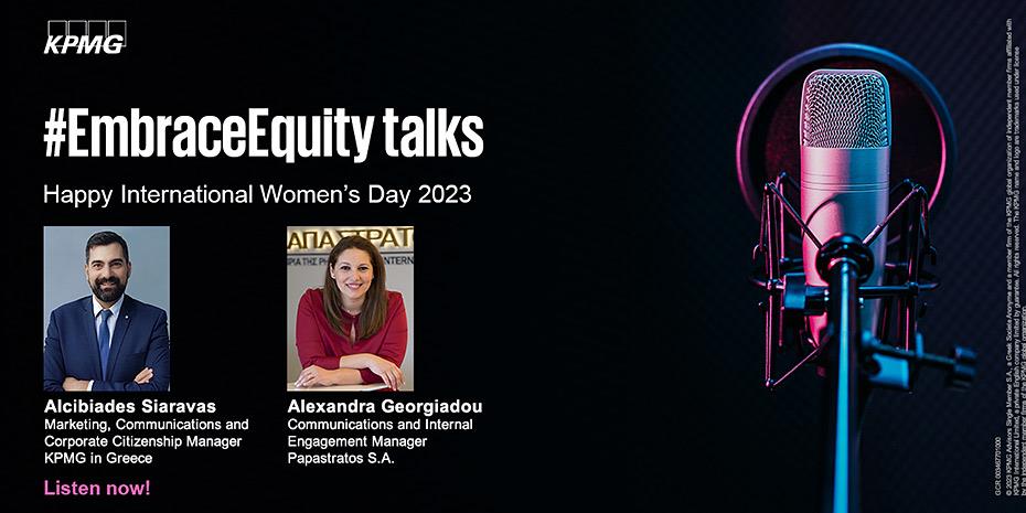 Podcast για τη σημασία της ισότητας σε κοινωνία-εργασία από την KPMG