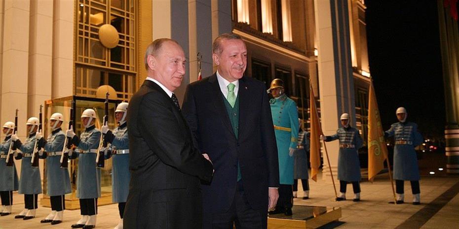Πούτιν σε Ερντογάν: Να χτίσουμε μεγάλο ενεργειακό hub στην Τουρκία