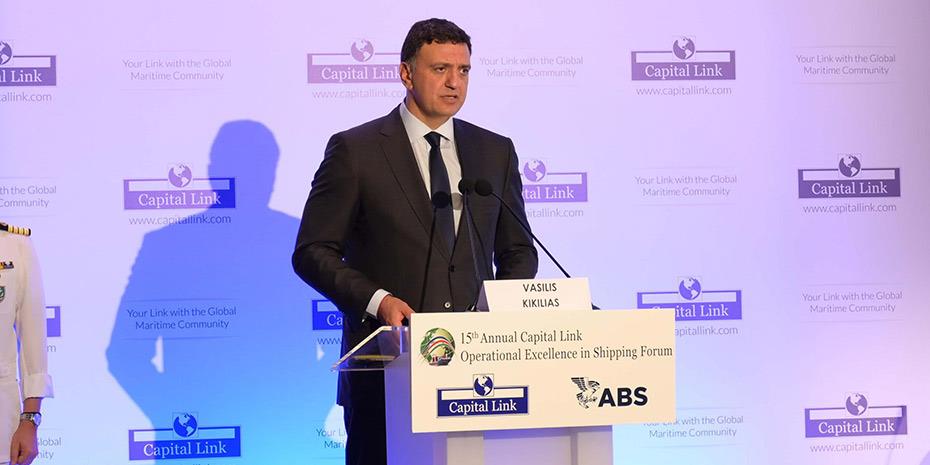 Κικίλιας: Εθνικός στόχος να γίνουμε ενεργειακός - ναυτιλιακός κόμβος στην περιοχή