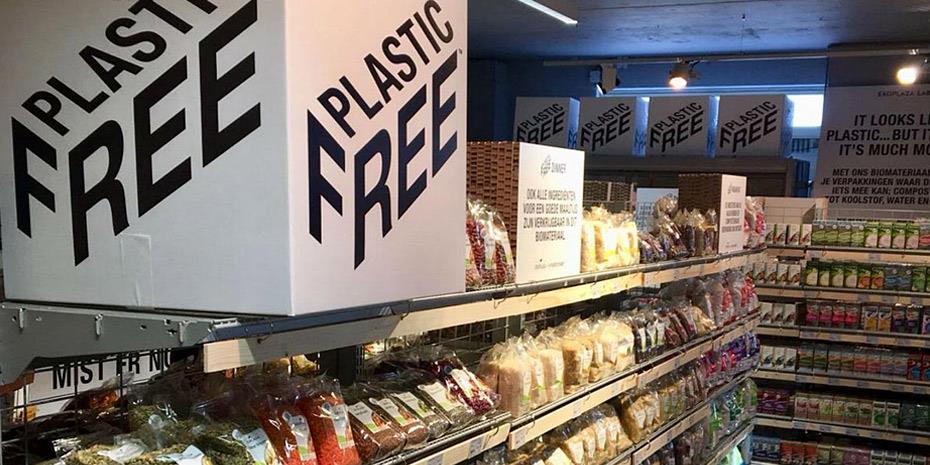 Άμστερνταμ: Γεγονός το άνοιγμα του πρώτου διαδρόμου σούπερ μάρκετ χωρίς πλαστικά στον κόσμο