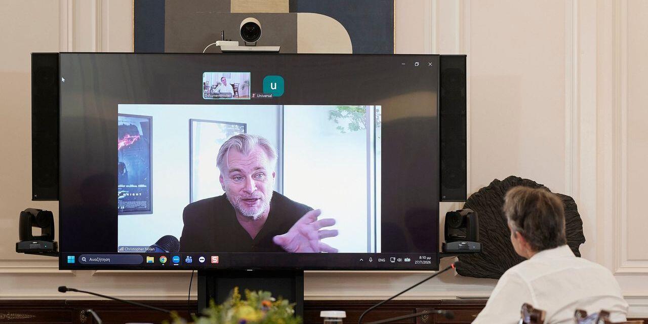 Συνεχάρη τον Κρίστοφερ Νόλαν για την «Οδύσσεια» ο Κυριάκος Μητσοτάκης