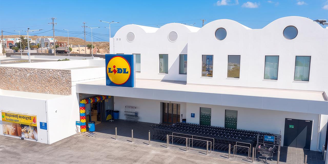 Επένδυση 14,8 εκατ. από Lidl Ελλάς για νέο κατάστημα στη Σαντορίνη