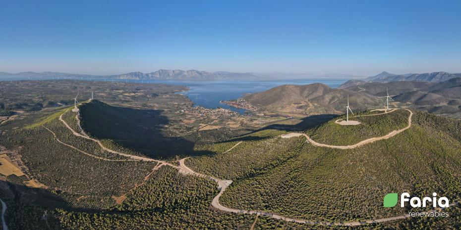 Δύο νέα αιολικά έργα από τη FARIA Renewables