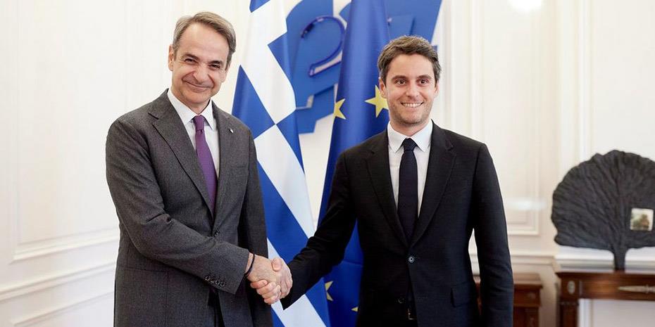 Επαφές Μητσοτάκη με πρόεδρο της Αιγύπτου και τον πρώην πρωθυπουργό της Γαλλίας