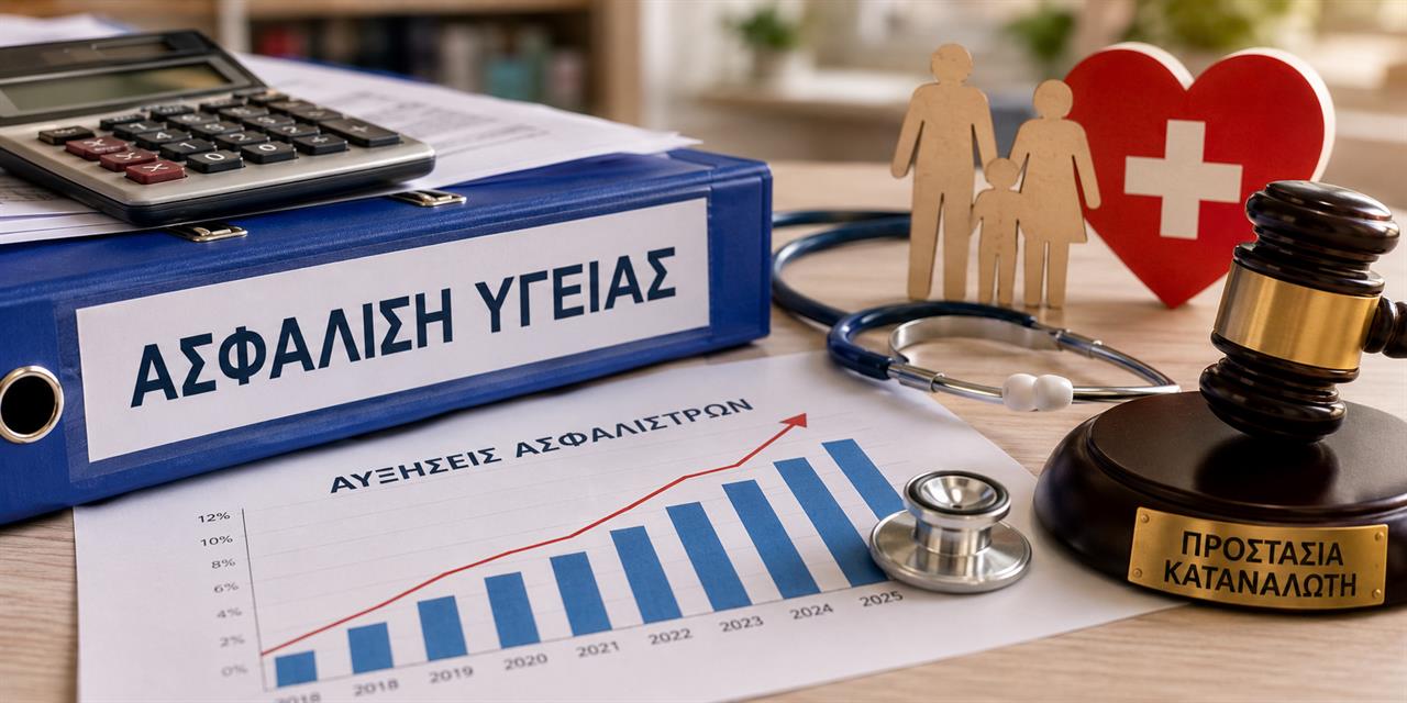 Ατιμώρητες οι ασφαλιστικές εταιρείες για αδιαφανείς αυξήσεις ασφαλίστρων