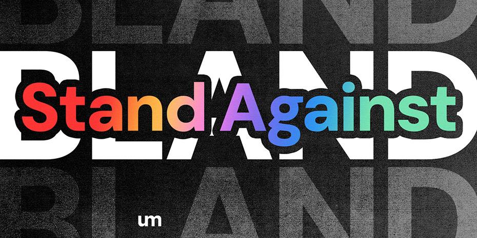 Stand Against Bland Day πραγματοποίησε για πρώτη φορά η UM