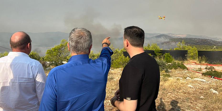 Πατούλης: Κάναμε ό,τι είναι δυνατόν για τις πυρκαγιές στo πλαίσιo των αρμοδιοτήτων μας