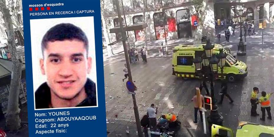 Νεκρός από πυρά αστυνομικών ο μακελάρης της Βαρκελώνης