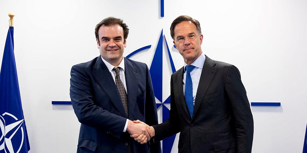 Pierrakakis - Rutte: Focus on defense, the economy, and geopolitical challenges