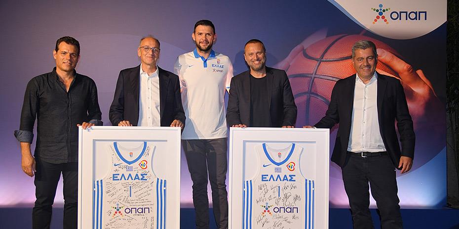 Με τη στήριξη του ΟΠΑΠ η Εθνική Ομάδα στο Παγκόσμιο Κύπελλο Μπάσκετ