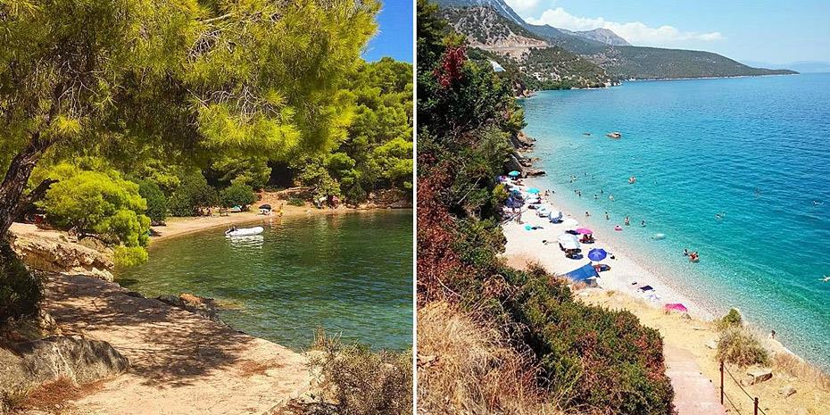 Πού να πάμε για μπάνιο στην Επίδαυρο