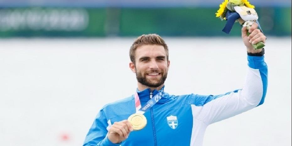 «Χρυσός» και με Ολυμπιακό ρεκόρ στο σκιφ ο Στέφανος Ντούσκος