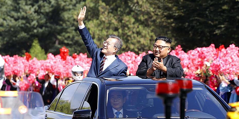 Βόρεια Κορέα: Τρίτη συνάντηση του Κιμ με τον Μουν Τζε-ιν