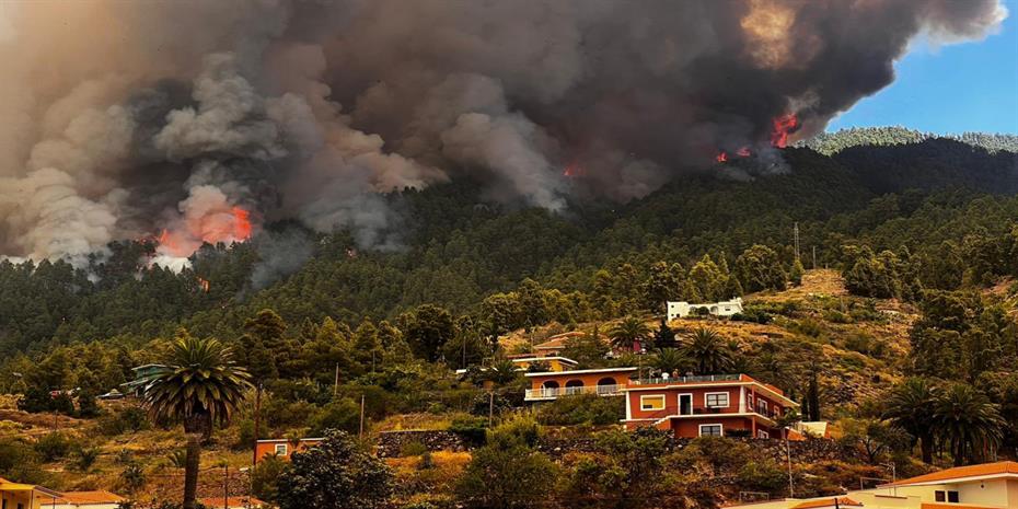 Ισπανία: Δασική πυρκαγιά στο νησί Λα Πάλμα, απομακρύνθηκαν κάτοικοι
