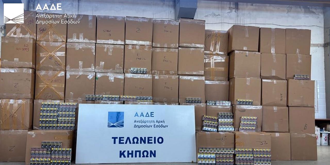 ΑΑΔΕ: Μπλόκο σε 5,6 εκατομμύρια λαθραία τσιγάρα