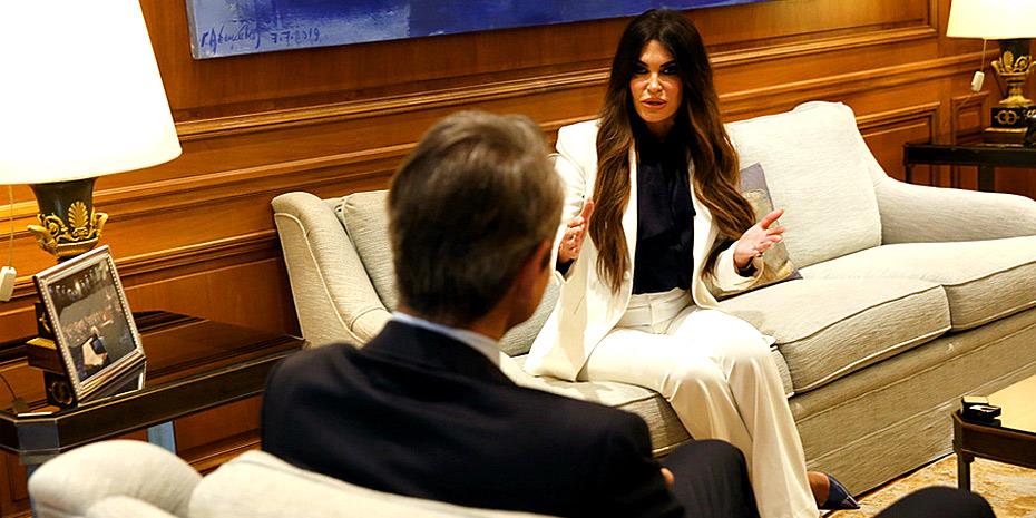 Ο διάλογος Μητσοτάκη-Γκιλφόιλ στο Μέγαρο Μαξίμου