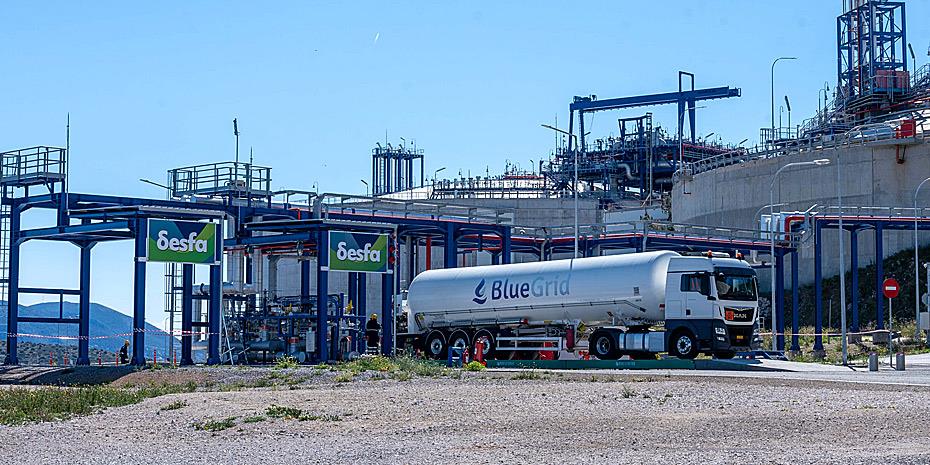 Τα πρώτα φορτία LNG από τη Ρεβυθούσα προμηθεύτηκε η Blue Grid
