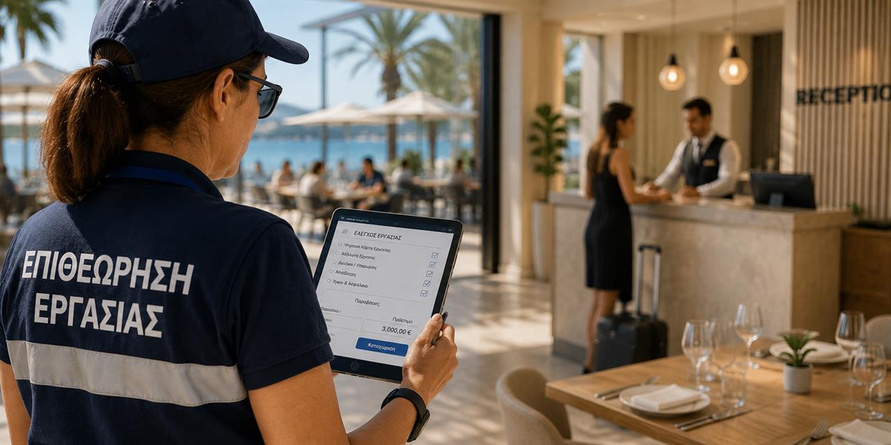 Επιθεώρηση Εργασίας: Μπαράζ ελέγχων με tablets και drones