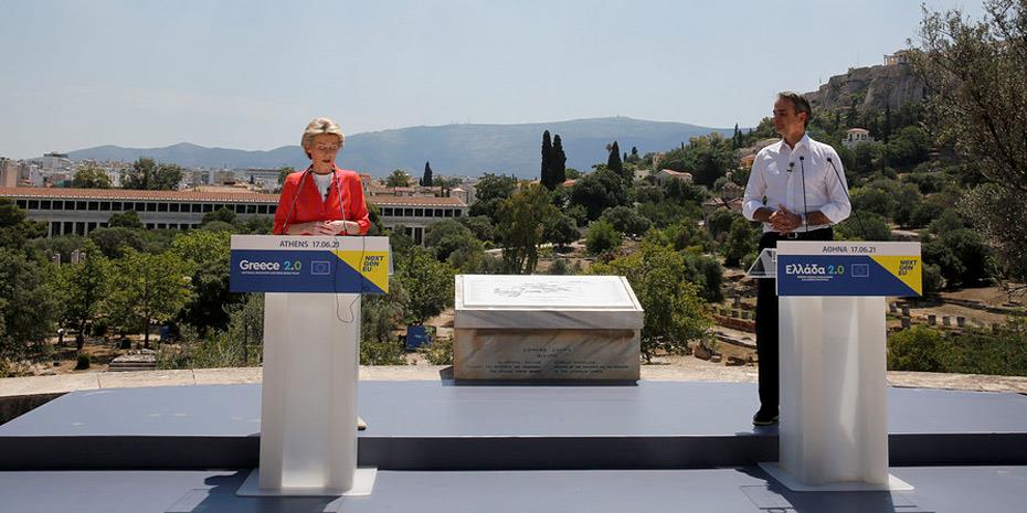 Φον ντερ Λάιεν: Το σχέδιο «Ελλάδα 2.0» θα μεταμορφώσει τη χώρα
