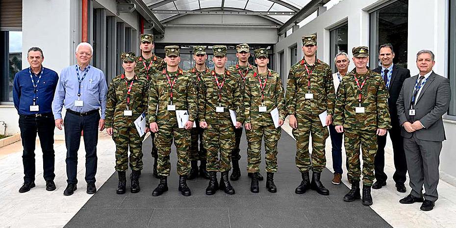 Την IDE επισκέφτηκαν σπουδαστές της Σχολής Μονίμων Υπαξιωματικών του ΓΕΣ