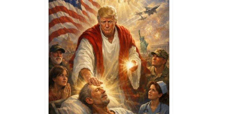 Διέγραψε την ανάρτηση που τον παρουσίασε ως Jesus ο Τραμπ