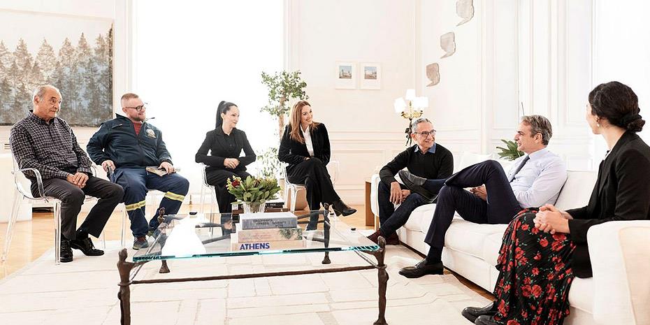 Μητσοτάκης: Οι ιστορίες προσφοράς των εθελοντών μας δίνουν δύναμη