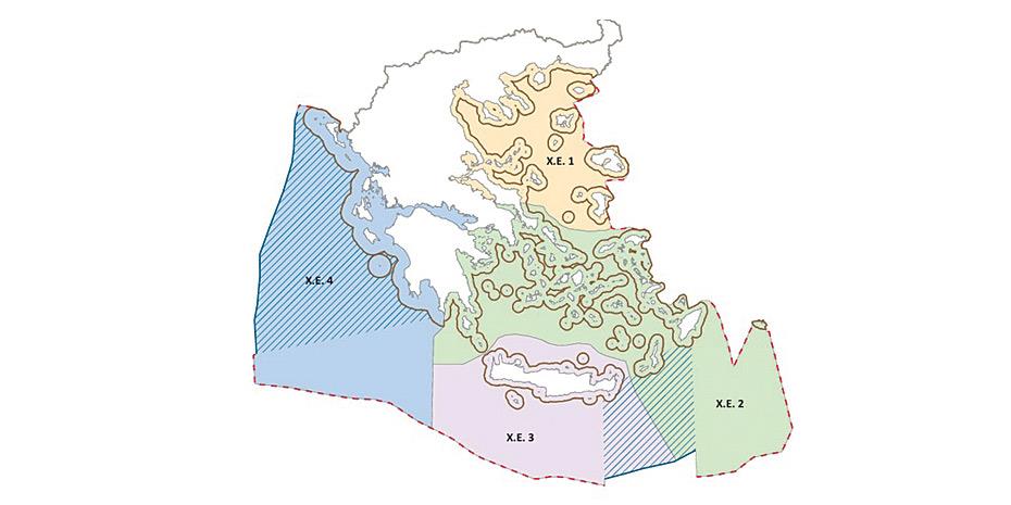 Παρουσιάστηκε ο θαλάσσιος χωροταξικός σχεδιασμός, οι τέσσερις ενότητες