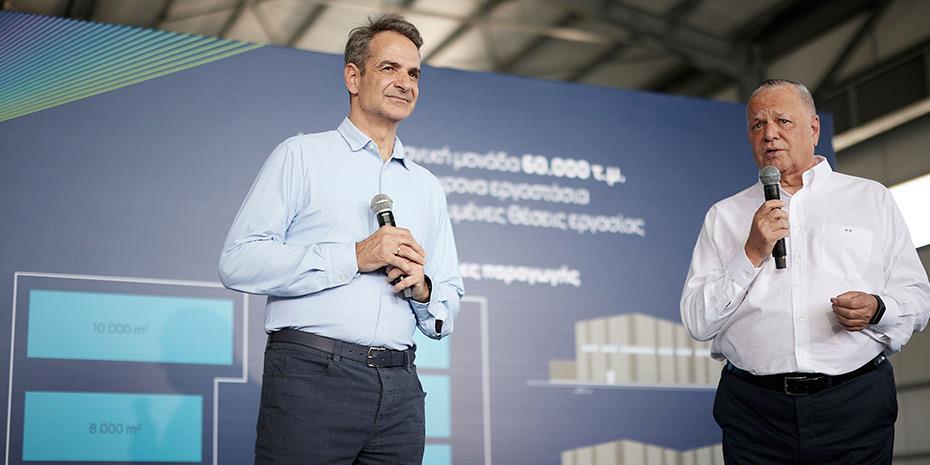 Μητσοτάκης: Εντυπωσιακή η δουλειά που κάνει η Metlen στον Βόλο