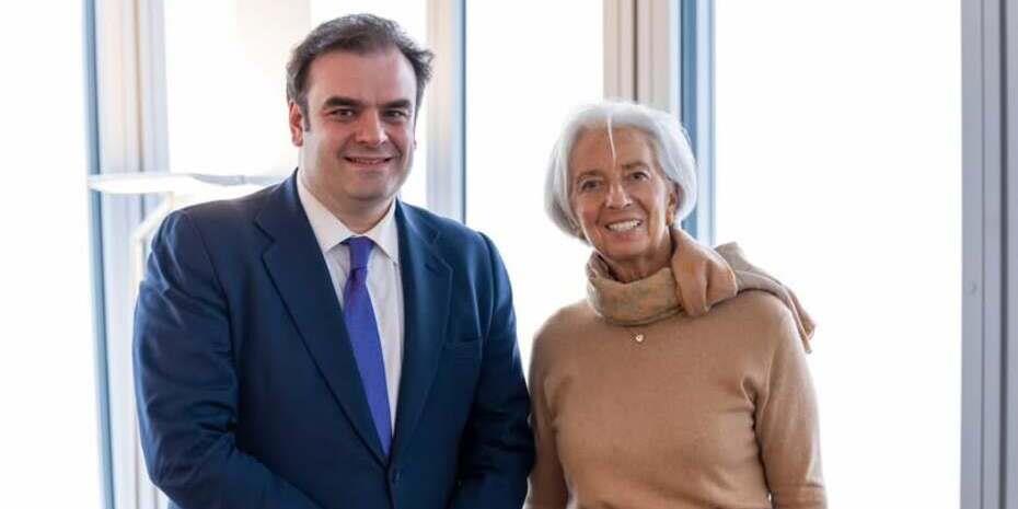 Συνάντηση Πιερρακάκη-Λαγκάρντ για τις προτεραιότητες του Eurogroup