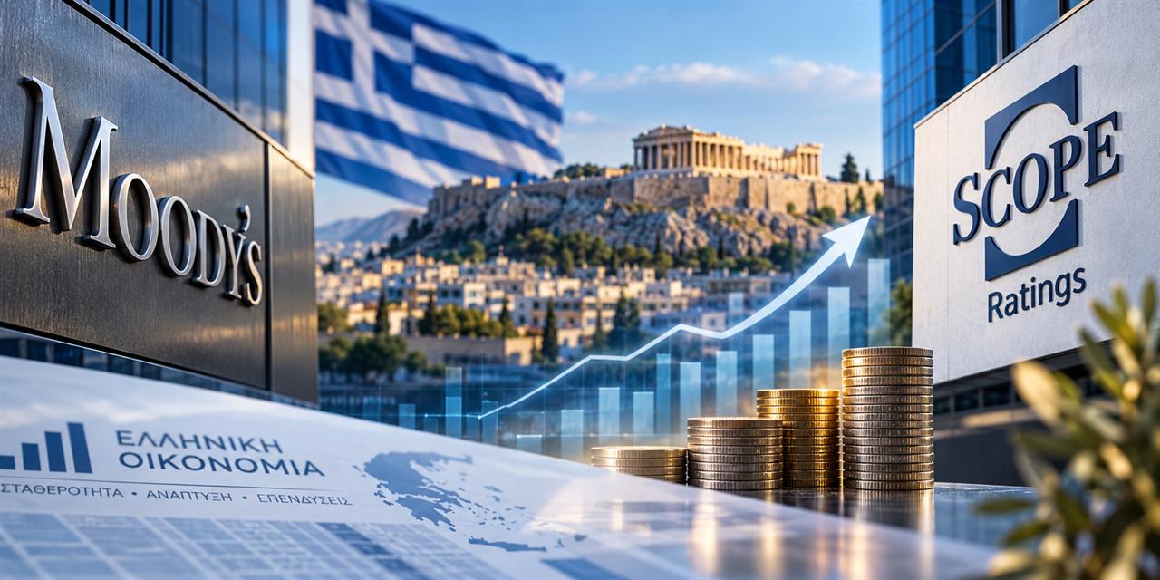 Εύσημα και αστερίσκοι για Ελλάδα από Moody's και Scope | Επιχειρήσεις στο LivePress.gr