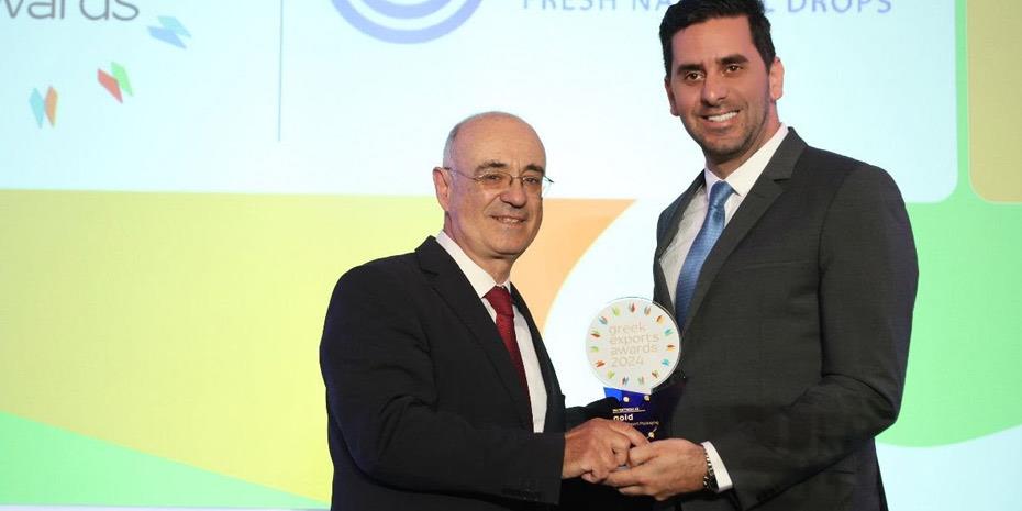 Τριπλή βράβευση για το Minoa Water στα Greek Export Awards 2024