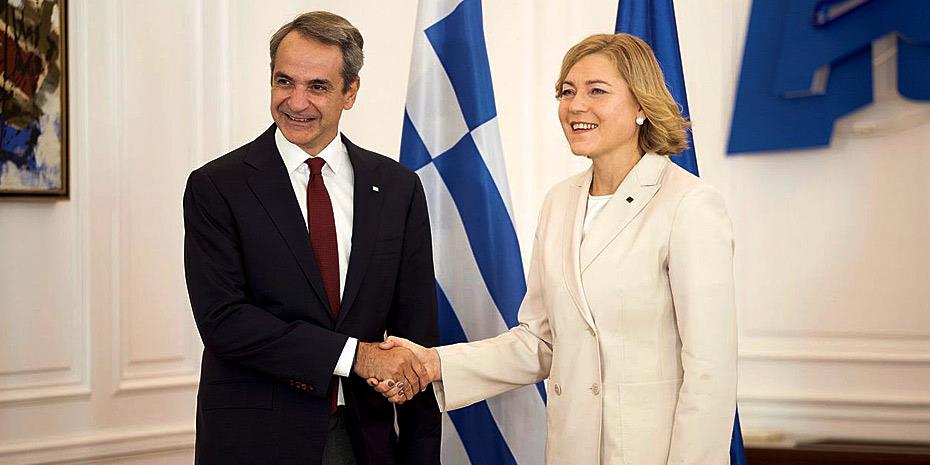 Η τεχνολογική αναβάθμιση της ΕΕ αναλύθηκε στη συνάντηση Μητσοτάκη-Virkkunen