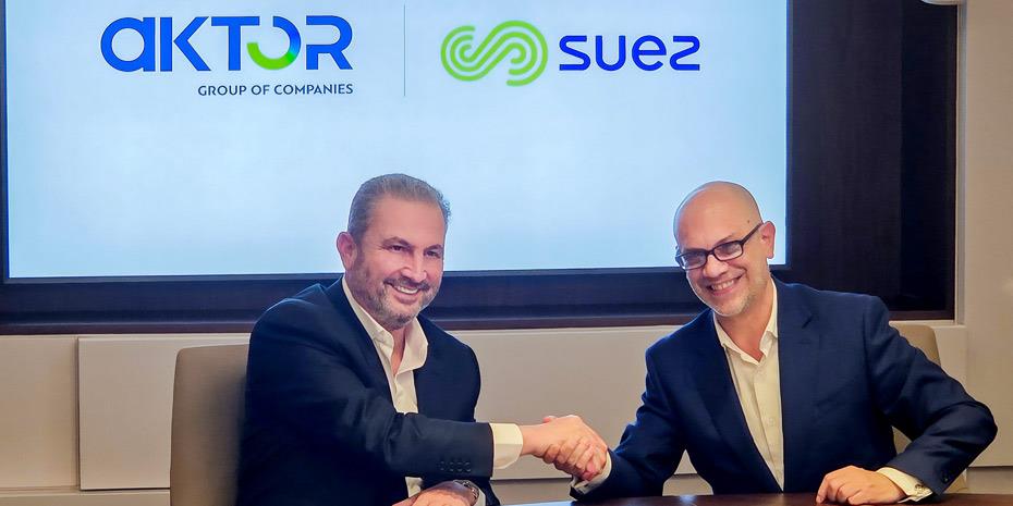 Συνεργασία Aktor-Suez International για τη διαχείριση υδάτων