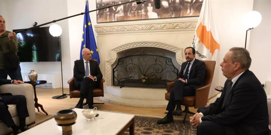 Δένδιας σε Χριστοδουλίδη: Η Ελλάδα θα δώσει όποια βοήθεια μπορεί στην Κύπρο