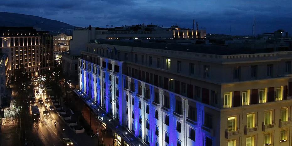 Στα χρώματα της ελληνικής σημαίας το Citylink