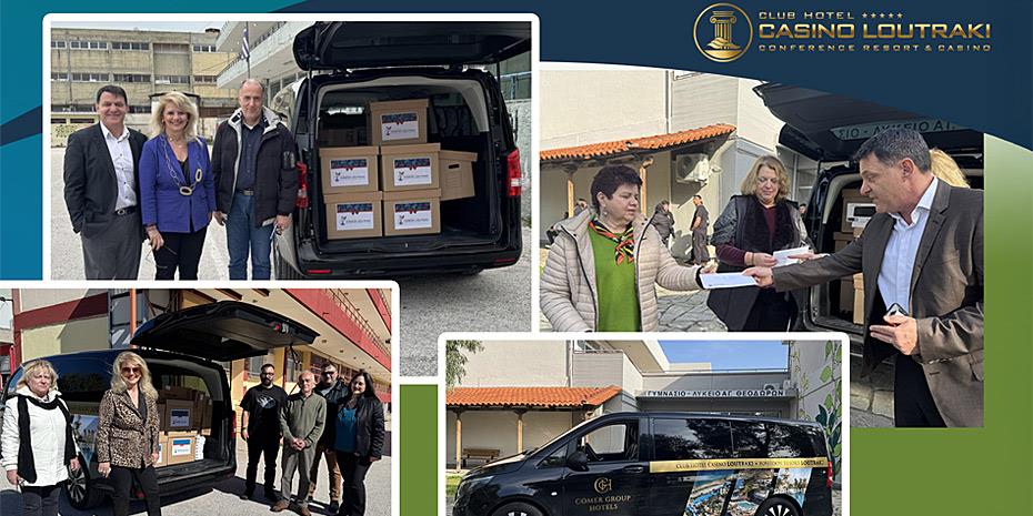 Club Hotel Casino Loutraki: Δωρεά 100 υπολογιστών σε σχολεία και δομές της Κορινθίας