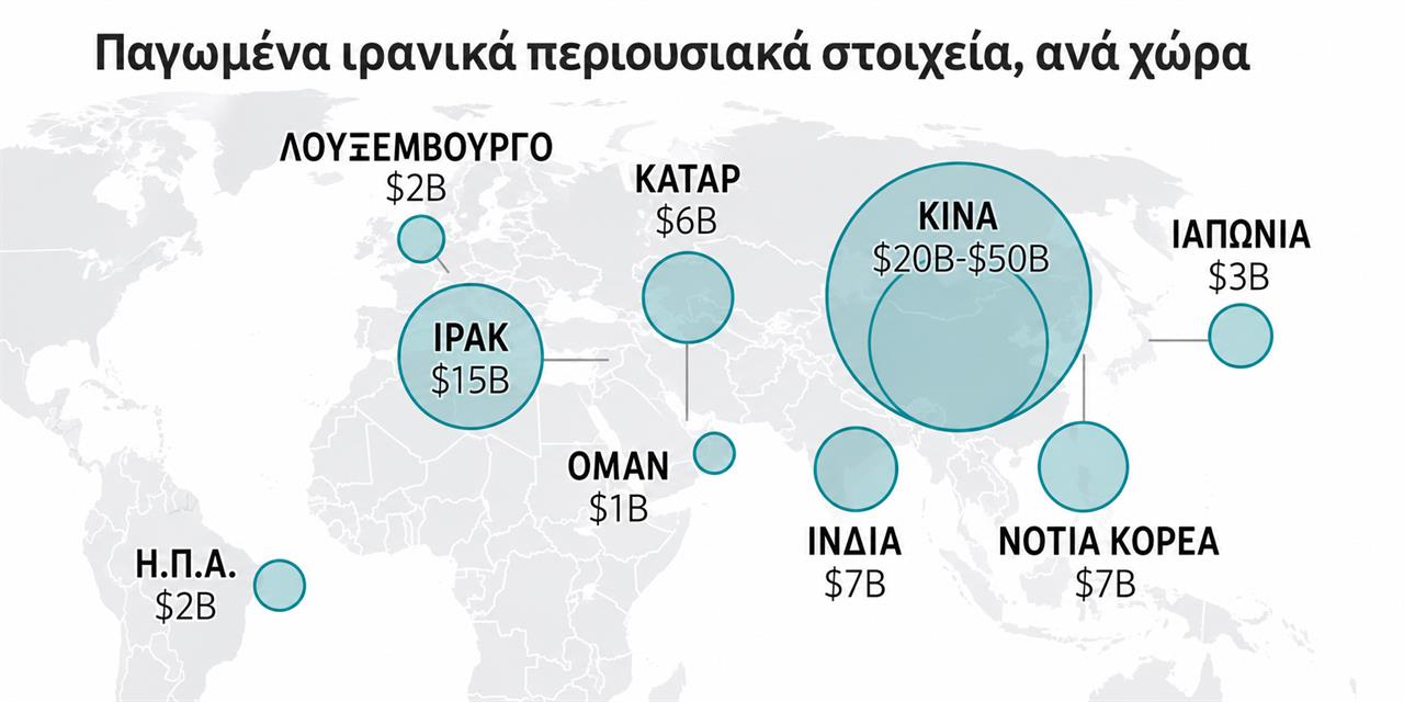 Πού βρίσκονται «παρκαρισμένα» τα δισεκατομμύρια δολάρια του Ιράν