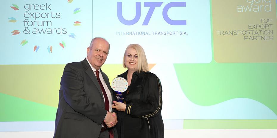 Σημαντικές διακρίσεις για την UTC INTERNATIONAL TRANSPORT S.A. και στα φετινά GREEK EXPORTS AWARDS