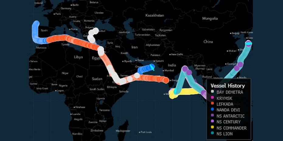 Περίεργα δρομολόγια από ρωσικά τάνκερ ανοικτά της Ινδίας