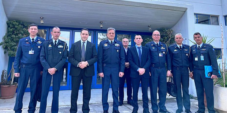 Επίσκεψη του Αρχηγού Γενικού Επιτελείου Αεροπορίας στις κεντρικές εγκαταστάσεις ΥΠΑ