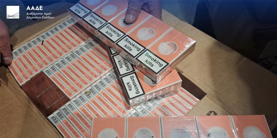ΑΑΔΕ: Κατάσχεση 1,7 εκατ. τσιγάρων στο Ελευθέριος Βενιζέλος